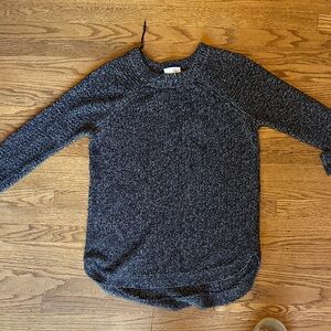 RD Style Heathered Black Crew Neck Sweater